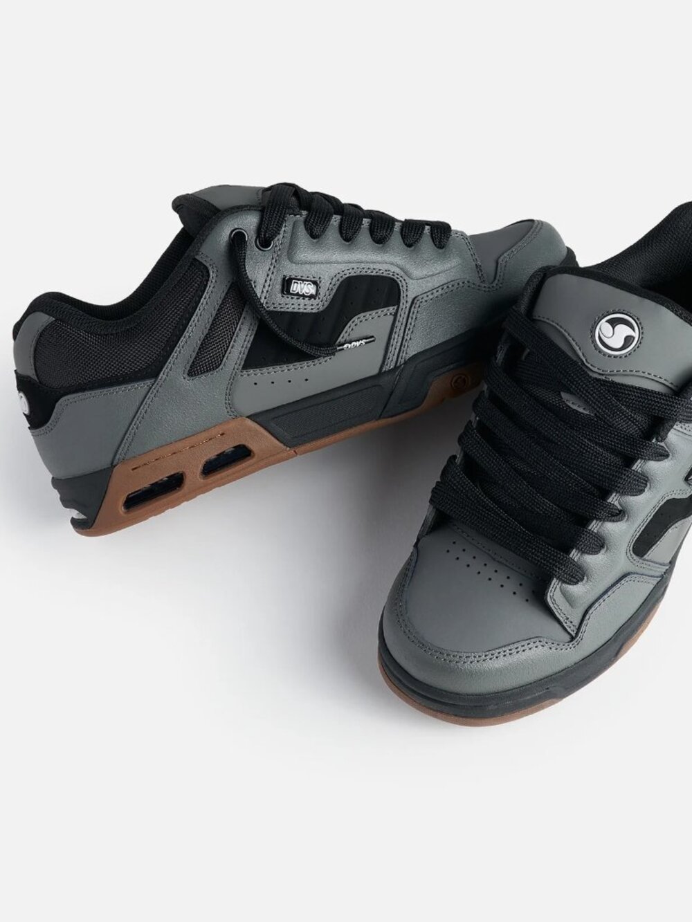 DVS Shoes Enduro Heir in Dark Grey / Black Gum, Size 6